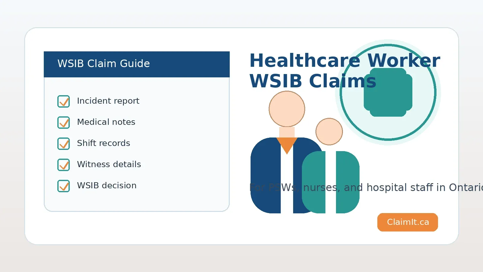 Healthcare worker WSIB claim Ontario guide for PSWs, nurses, and hospital staff