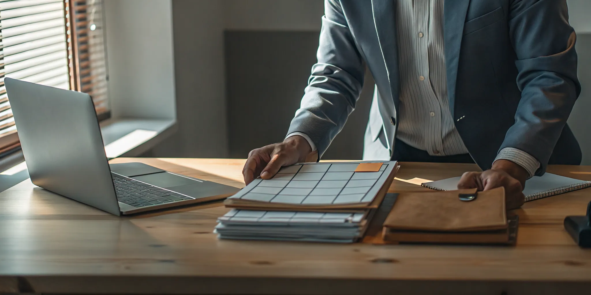 A worker preparing documents to appeal a WSIB decision.