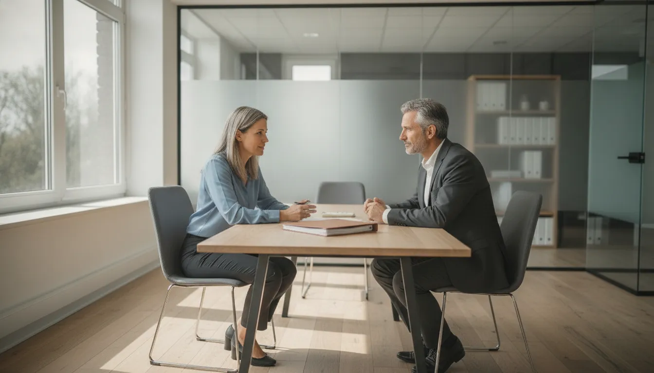 Ontario worker speaking with a WSIB legal representative about medical evidence