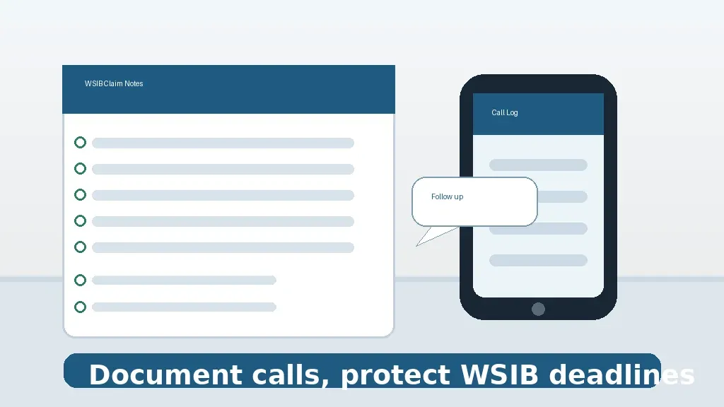 Ontario worker documenting what to do when a WSIB case manager is not responding
