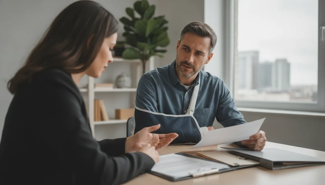 Ontario worker discussing a WSIB Form 6 deadline with a legal representative
