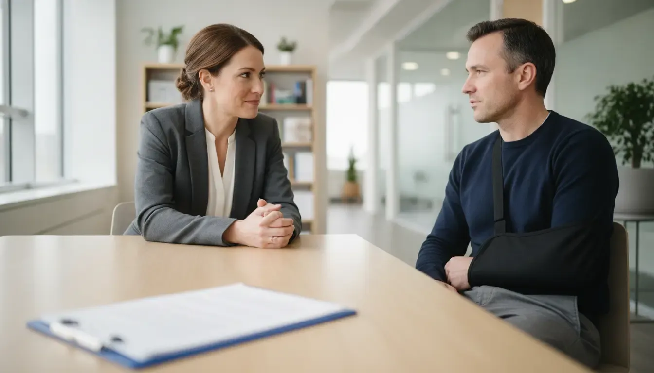 Ontario employer and injured worker discussing WSIB Form 7 reporting obligations